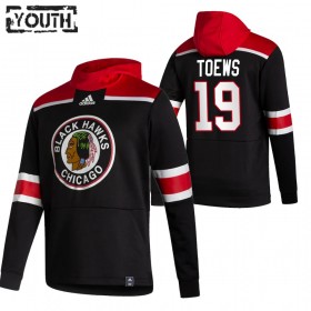 Kinder Chicago Blackhawks Jonathan Toews 19 2020-21 Reverse Retro Pullover Hooded Sweatshirt